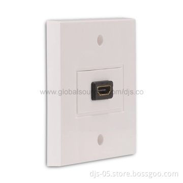 HDMI Female Single Wall Plate with High Performance, Easy to Use and Reasonable Price